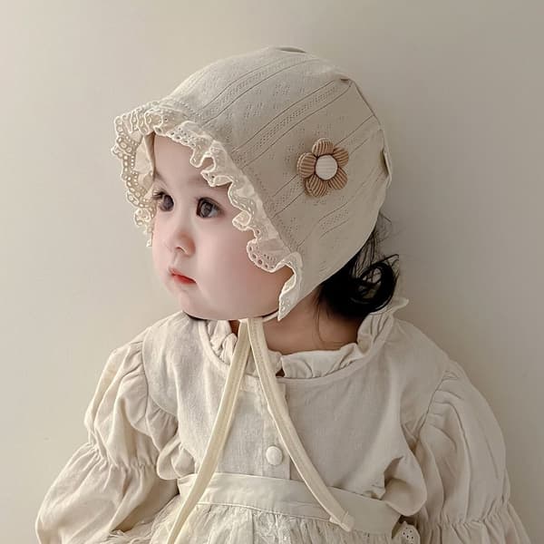3-24M Baby Solhatt Bøttehatt HVIT White