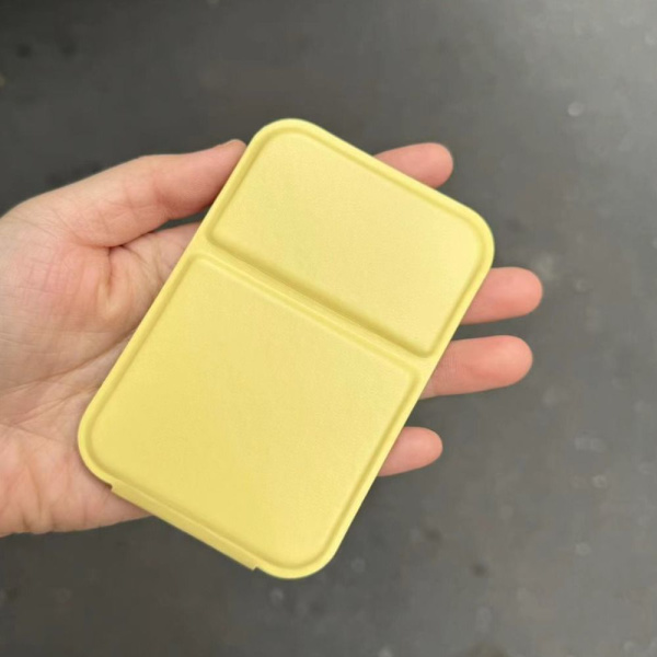 Desktop Makeup Mirror Handhållen Makeup Mirror GUL yellow