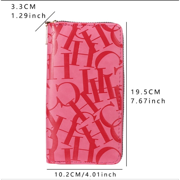 PU Wallet Single Pull Wallet PINK pink