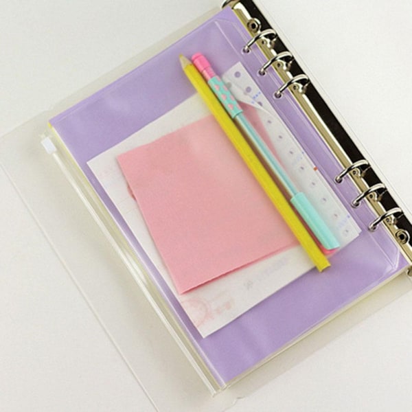 5 STK Loose Leaf Bag Konvolutter Lomme A5 A5 A5