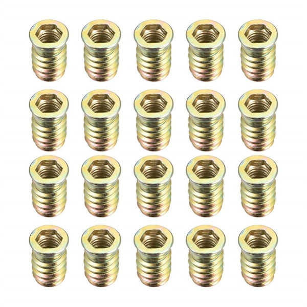 20 kpl Kierreliittimet Mutterit Puuhuonekalut Kierremutteri M10X25MM M10x25mm