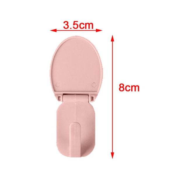 4 stk Foldeveggkrok Selvklebende krok FARGE 2 FARGE 2 Color 2