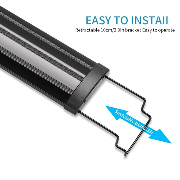 Akvarium LED lys Fisketank LED lys 45-60CM220V EU STIK 220V 45-60CM220V EU Plug