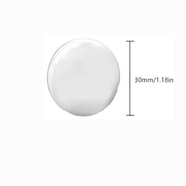 Metal Laser Markering Gave Tilbehør Rund Pendant Pocket Hug
