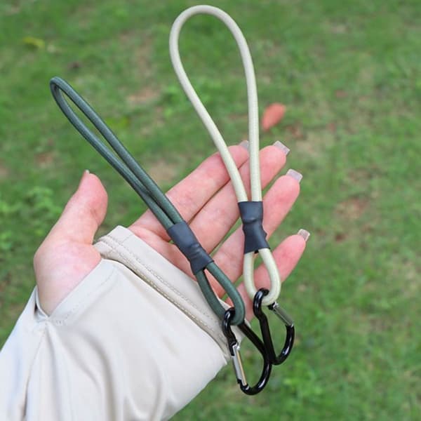 Udendørs Elastisk Reb Klatrekrog KHAKI Khaki
