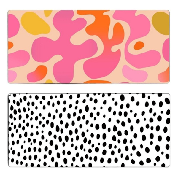 Stor musematte skrivebordsmatte ROSA Pink