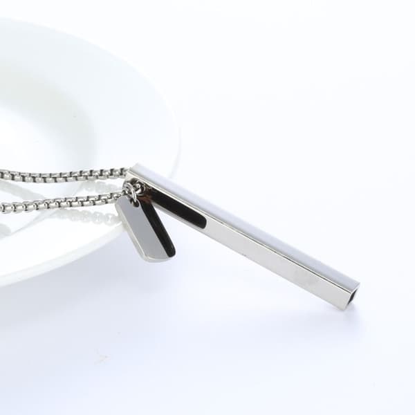 Mindful Åndedrætshalskæde Mindful Anapana Åndedrætshalskæde Silver
