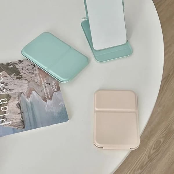 Bords- och handsminkspegel GUL yellow