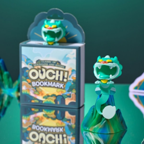 3D Stereo Kirjanmerkki Kirjaleike F F F