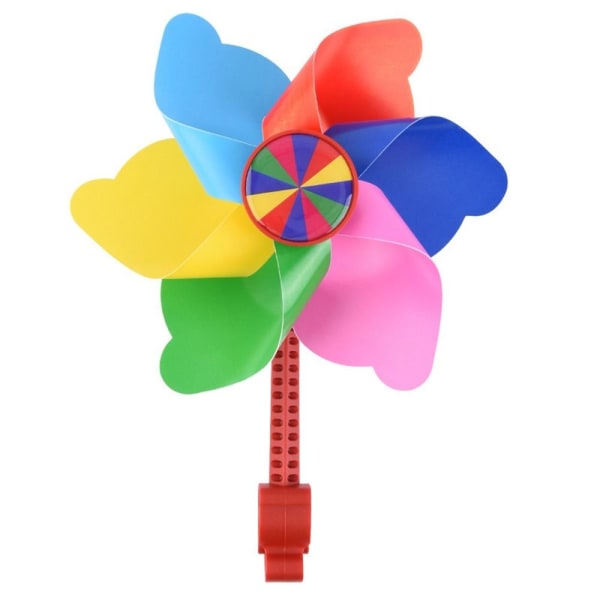 Barn Cykel Väderkvarn Tecknad Färgglad Pinwheel 9 9 9
