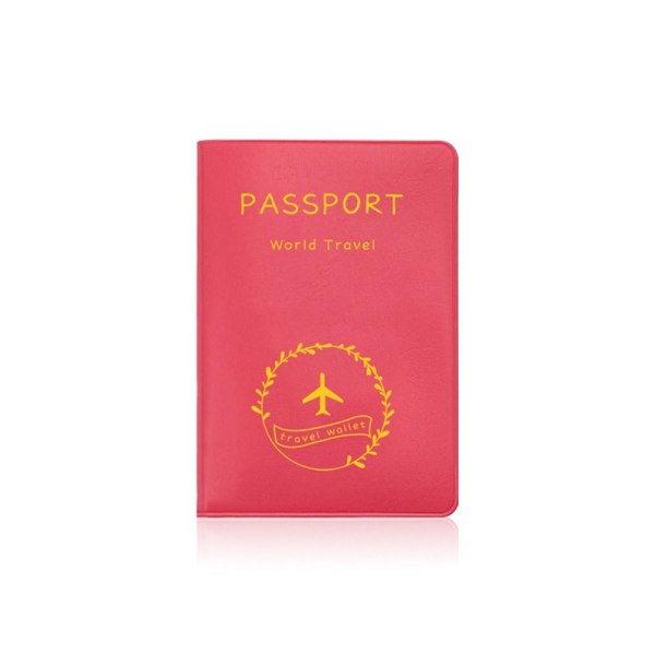 Pass Cover Dokument Kreditkort Case VATTENMELON RÖD Watermelon Red