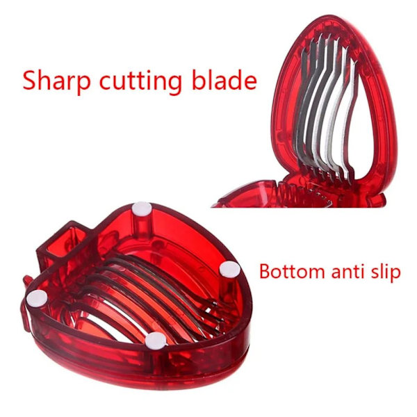 Strawberry Slicer Cutter Strawberry Corer Jordbærskærer