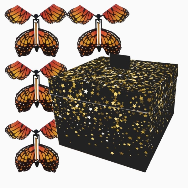 Yllätys Flying Butterfly Box Creative Bounce Box D D D