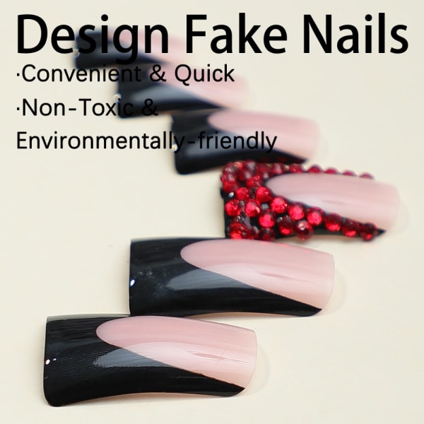 Franska Fake Nails False Nail XE-94-05 XE-94-05 XE-94-05