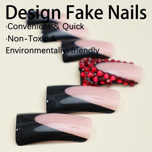 Franska Fake Nails False Nail XE-94-29 XE-94-29 XE-94-29