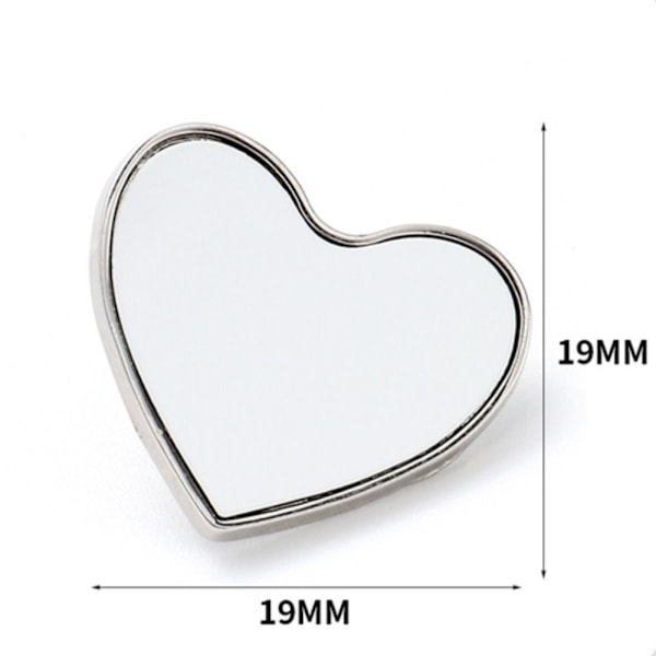 Sublimointityhjät nastat Tee-se-itse Button Badge Kit Sublimation Heat