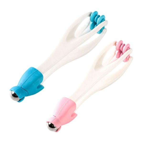 Finger Massager Hand Finger Roller Massager BLÅ Blue