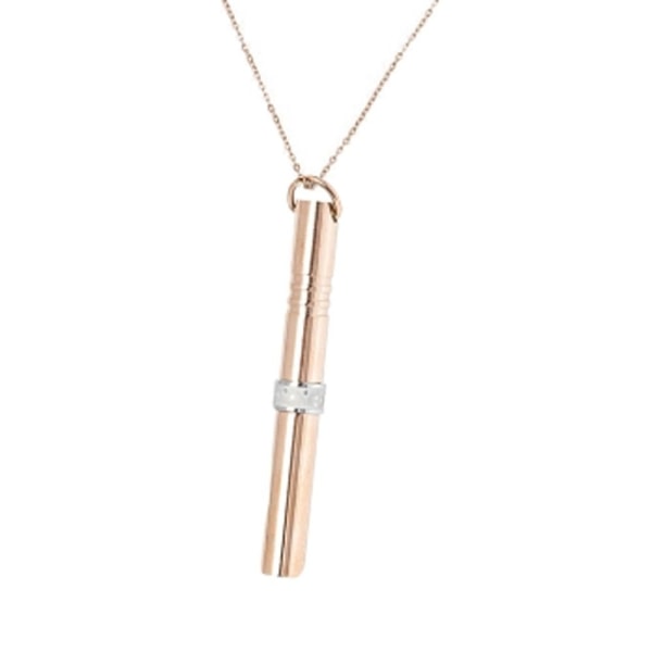 Mindful Breathing Necklace Mindful Anapana Breathing Necklace Rose Gold