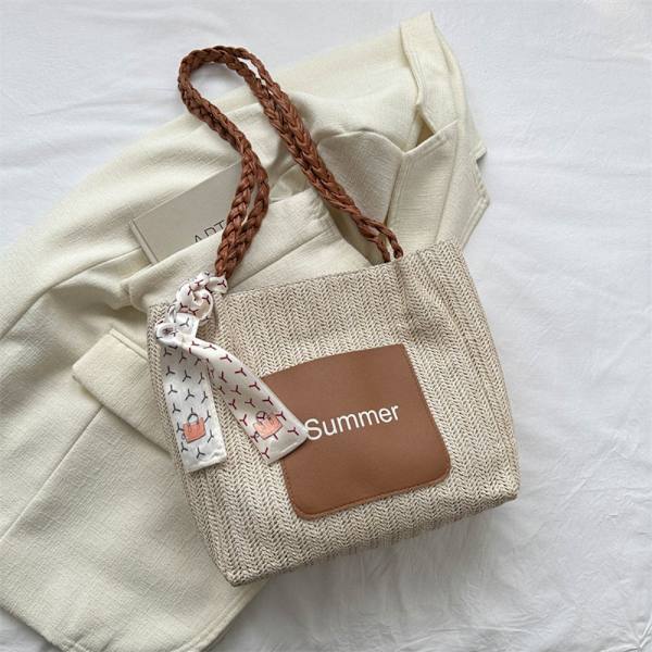 Mulepose Strandtaske HVID White