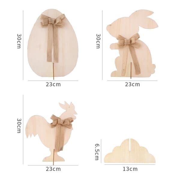 Træ Påskehare Kyllingeæg Dekoration KYLLING KYLLING chick