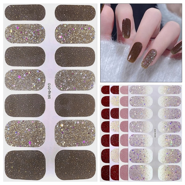 Franska Nageldekaler Nail Art Sticker 3 3 3