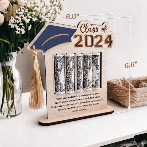 Graduation Money Holders Graduation Card SVART black