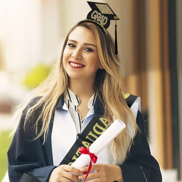 Caps Hodebånd PhD Hatt Hodebånd GRAD SETT GRAD SETT grad set