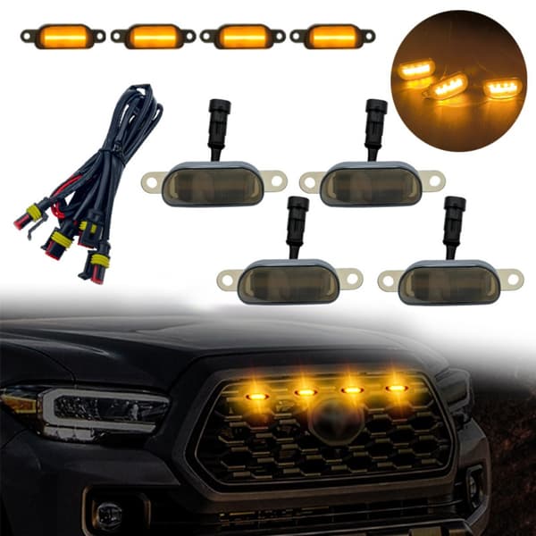 Frontgrill LED-signallys 4 STK 4pcs