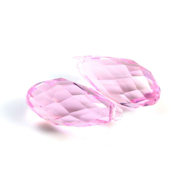 20st/ set Crystal Beads Teardrop Faceted Crystal 03 03 03