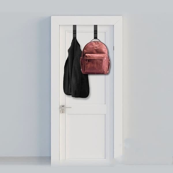 Ripustuskoukku oven taakse MUSTA Black