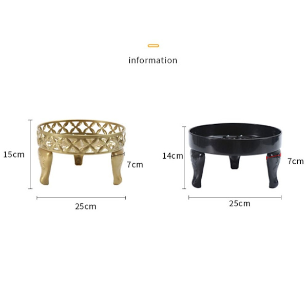 Ruukkutarjotin Kasvien metalliteline 3 3 3