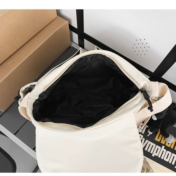 Messenger Bag Skulderveske HVIT White