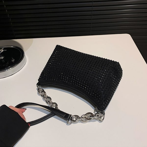 Yhden olkapään kainalolaukku Sequin Water Diamond Pieni laukku 2 2 2