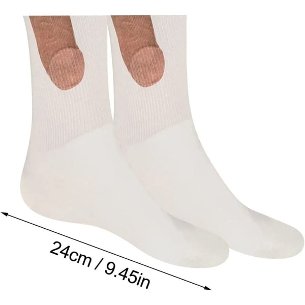 1 par morsomme sokker Show Off Sokker SVART black