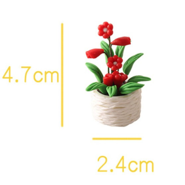 Mini potteplanter Bonsai Modell GUL yellow