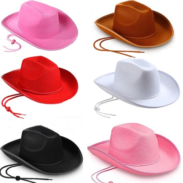 Cowboy Hat Cowgirl Hat MØRK PINK MØRK PINK Dark pink