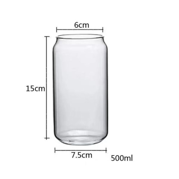 350ml/550ml Cola Cold Drink Water Cup Mælkeglas Cup 500ML 500ML