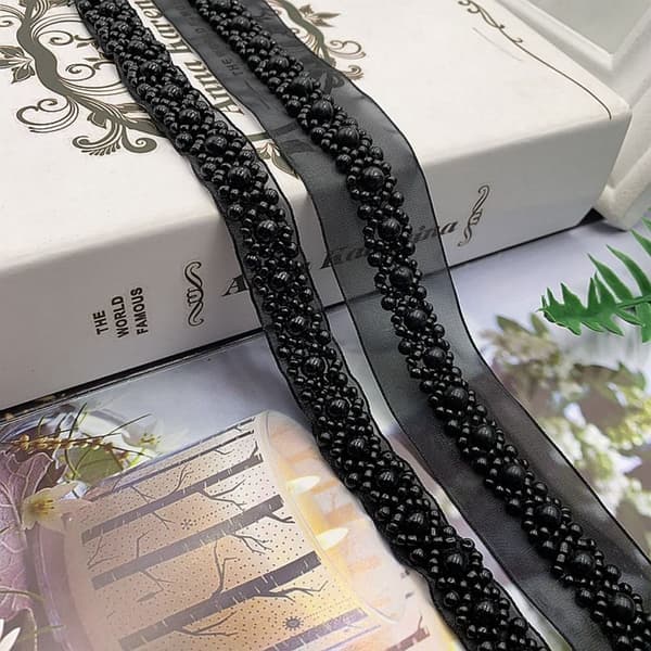 1 Yard Perle Braid Blondebånd Blondekant D D D
