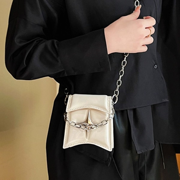 Korean Chain Olkalaukku Y2K Käsilaukut BEIGE beige