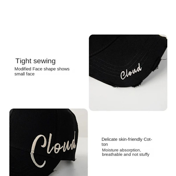 Hard Top Cap Big Head Cap SORT black