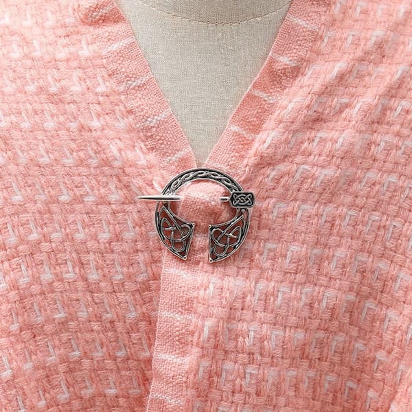Viking Brosch Halsduk Brosch SILVER STIL-2 STIL-2 Silver Style-2-Style-2
