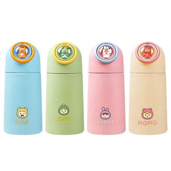 300ML tegneserievannflaske Kawaii vannkopp GUL yellow