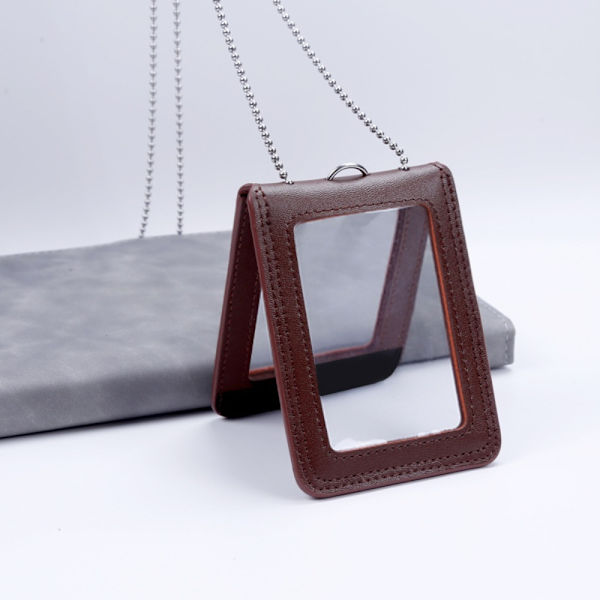Kortholder i ægte læder. Bank Business Work Card Holder 01