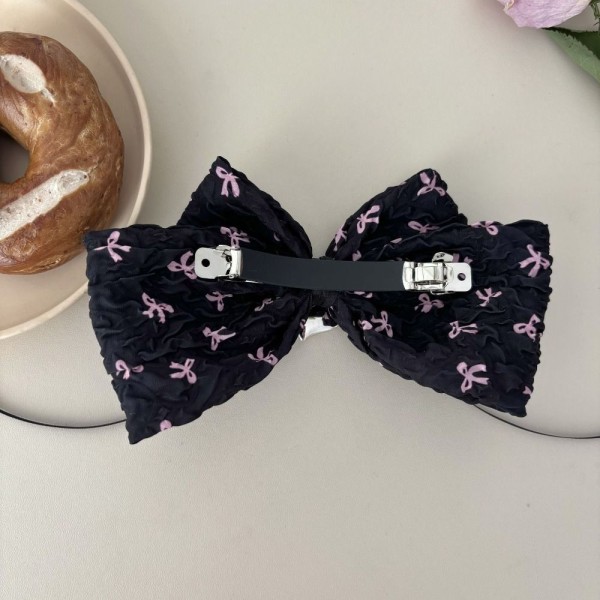 Sløyfe Barrettes Sløyfe Scrunchies FJÆRKLIPPE FJÆRKLIPPE Spring Clip