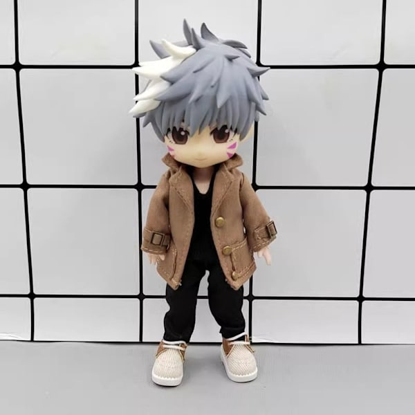 Windbreak Coat Dolls Jakke Coat HVIT White