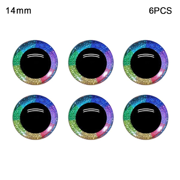 6st/3 par Eyes Crafts Eyes Docka Crystal Eyes 14MM 14MM 14mm