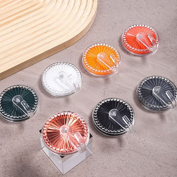 4 KPL Reiättömät Koukut Pyyhekoukku VÄRI 3 VÄRI 3 Color 3