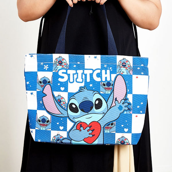 Stitch Canvas Bag Indkøbstaske JORDBÆR BJØRN ET JORDBÆR