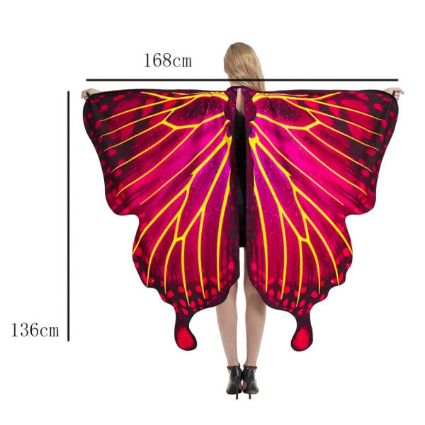 Butterfly Cape Butterfly Wings Shawl 6 6 6