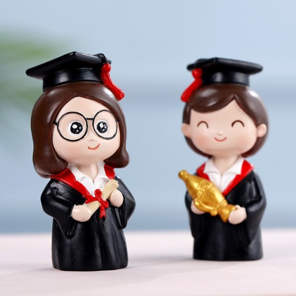 Dr. Cake Toppers Graduate Cade Pynt KVINDER KVINDER women